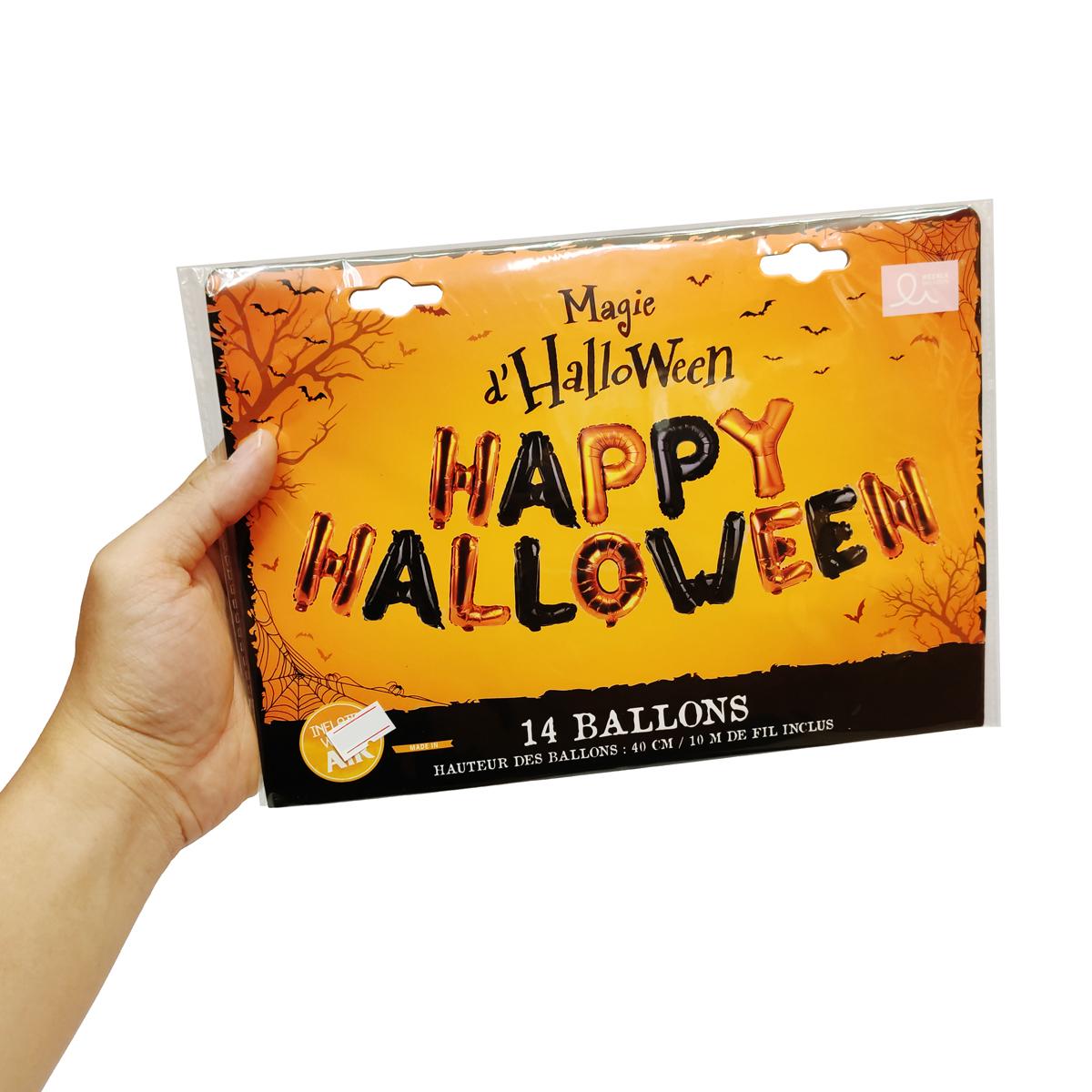 Bong Bóng Chữ Happy Halloween - WanLongDa T-155