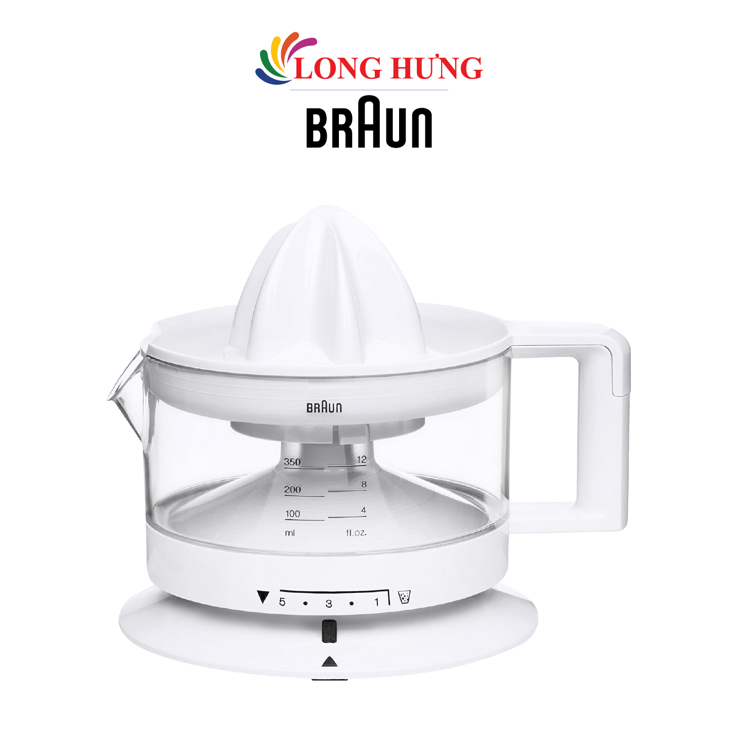 Máy vắt cam Braun CJ3000WH - Hàng chính hãng
