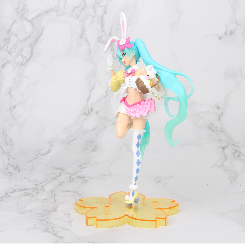 Mô Hình Nhân Vật Miku Tai Thỏ Đáng Yêu- 24Cm