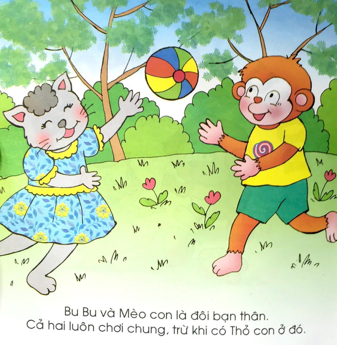 Bé Học Lễ Giáo - Bubu 44: Bubu Và Mèo Con (Tái Bản 2022)