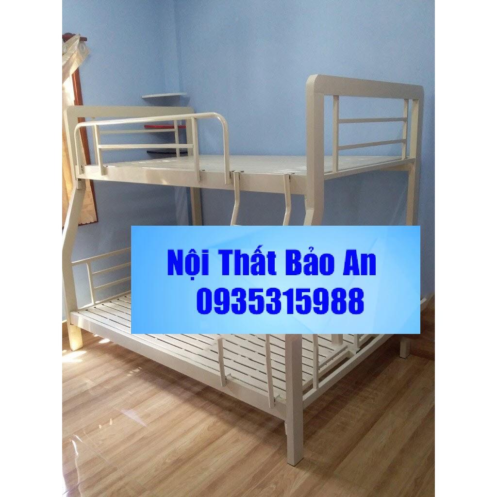 Giường sắt hai tầng hộp 48 sắt dày CAO CẤP nhiều kích thước