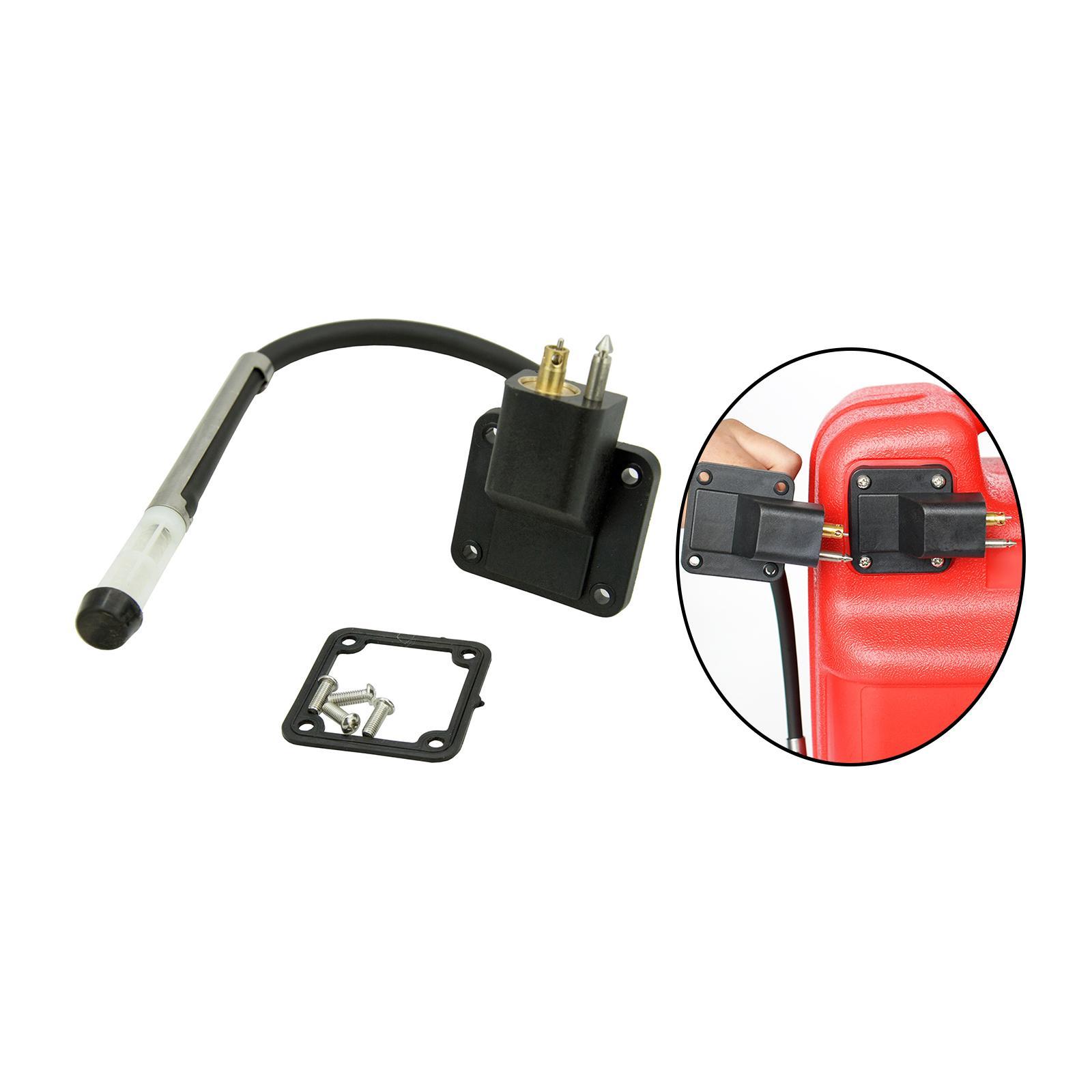 Boat Fuel Tank Connector with Fuel Meter Replaces Fit for Outboard Engine