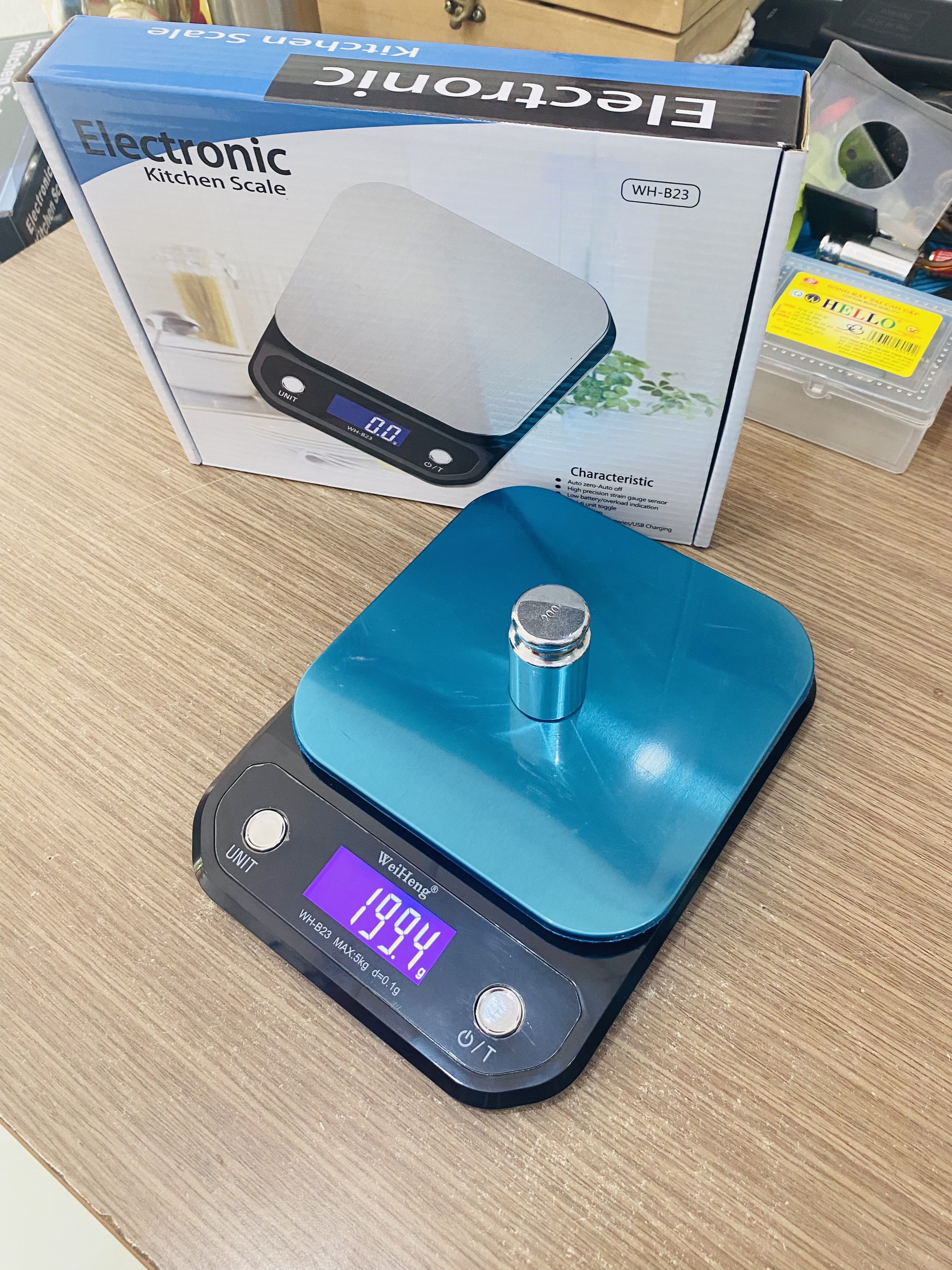 Cân điện tử thực phẩm dùng trong nhà bếp Ebalance Kitchen Scale cân được tới 10kg, cân nhà bếp