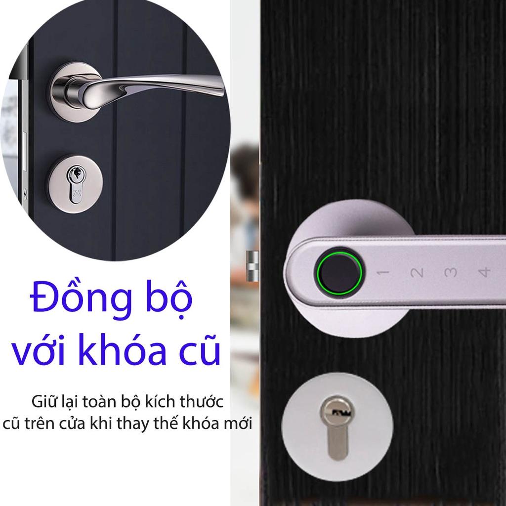 Ultralock P290 Khóa vân tay phân thể 4 trong 1 Chất liệu hợp kim kẽm, vân tay bán dẫn bảo mật cao