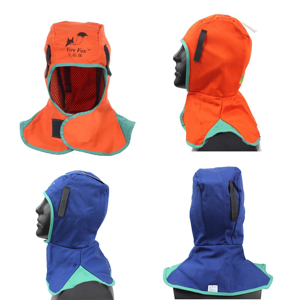 4Pcs Welders Welding Work Helmet Protective Hood Flame Retardant Hat