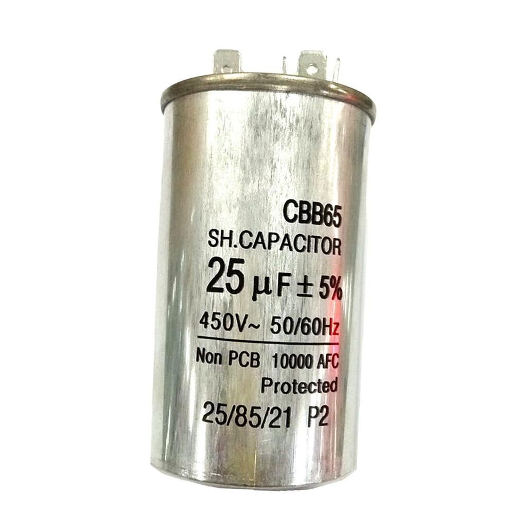 25 UF 450 V Tụ Điện Tụ Điện Động Cơ Tụ Điện Bắt Đầu Từ CBB65 Xe Máy