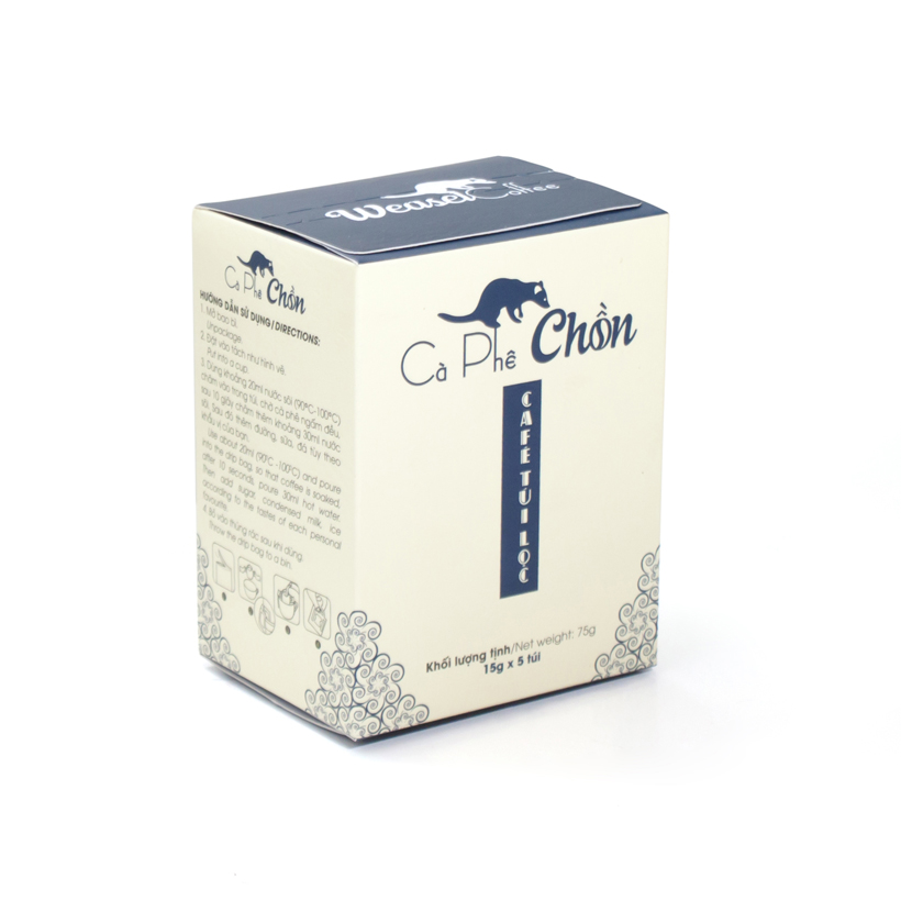 Combo cà phê chồn - Tặng 1 túi cacao sữa Passion 3 in 1