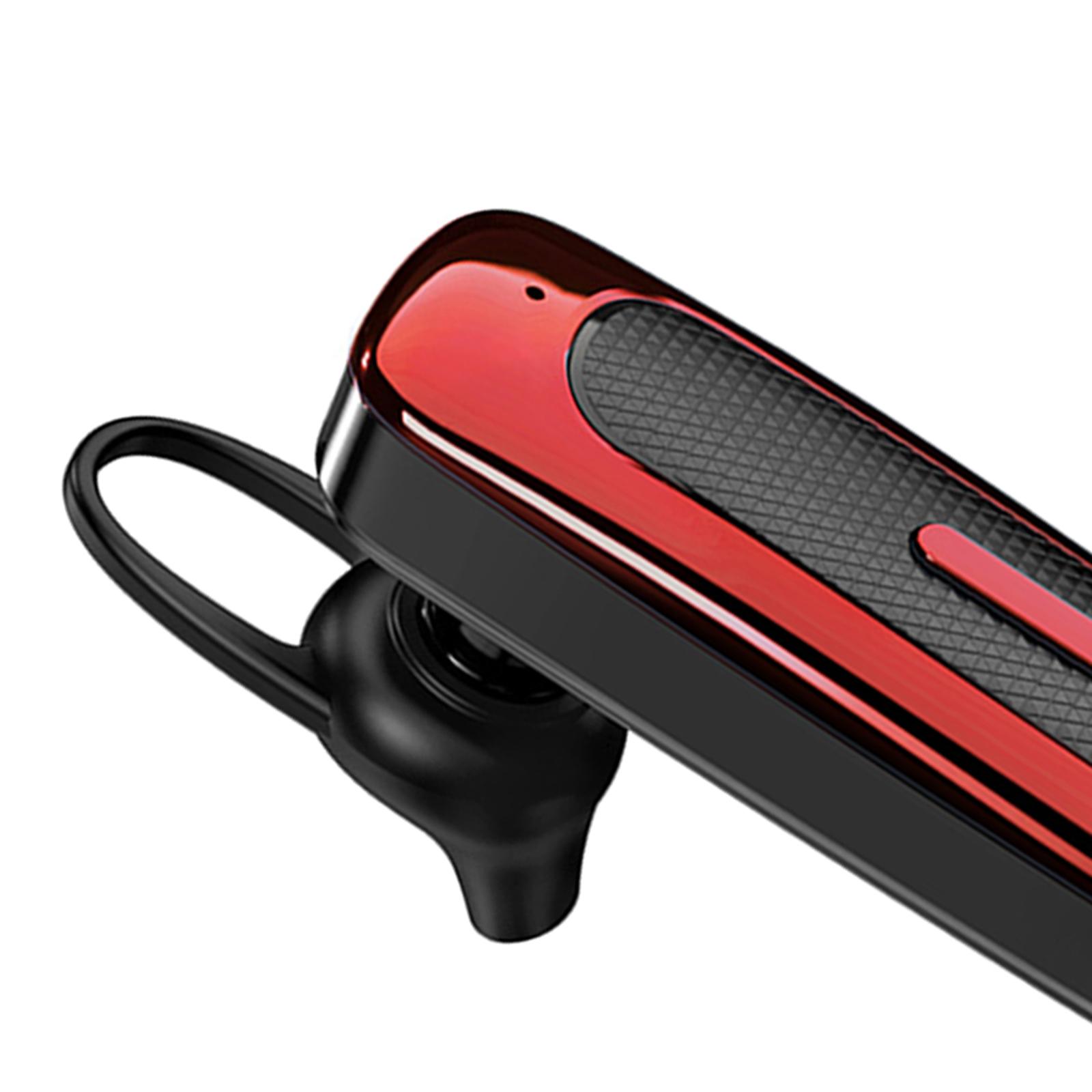 E1 Bluetooth Earpiece V5.0 Wireless Handsfree Headset with Microphone Driving Headset for Laptop Trucker Driver