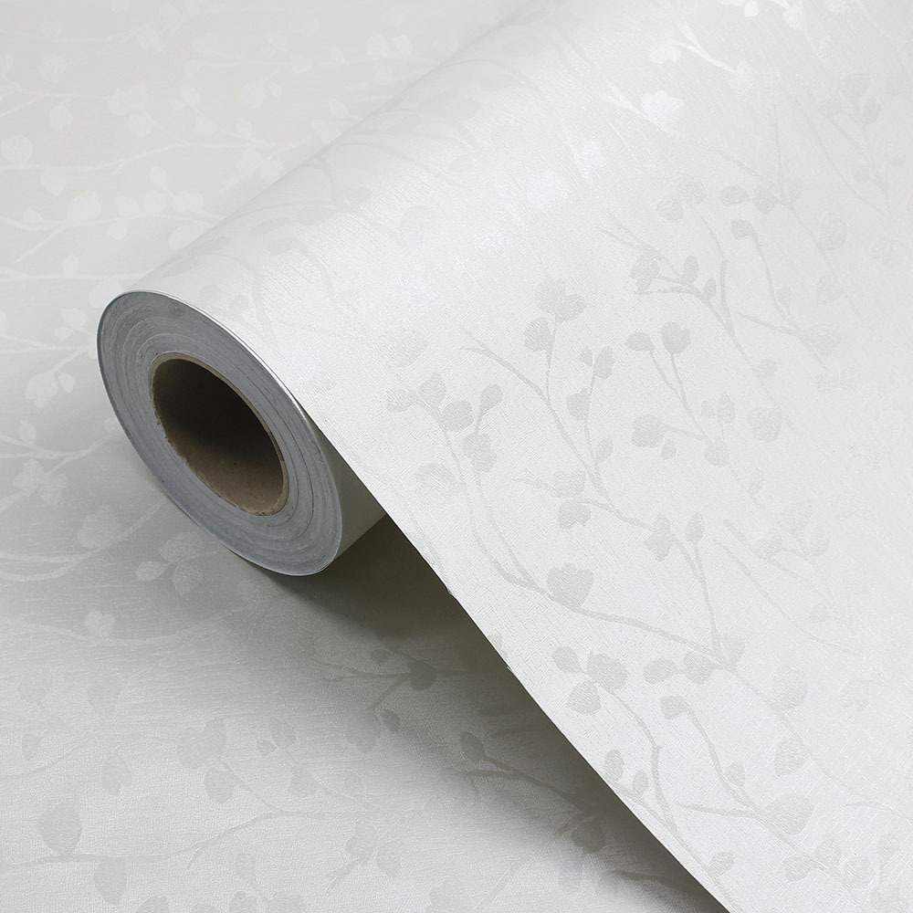 Combo 10 mét giấy dán tường, decal dán tường trang trí nhà cửa DÂY LEO TRẮNG khổ 45cm
