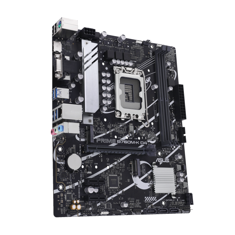 Mainboard ASUS Prime B760M-K D4 | Chipset Intel B760 | Socket LGA 1700 | 2x DDR4 64GB | mATX - Hàng Chính Hãng