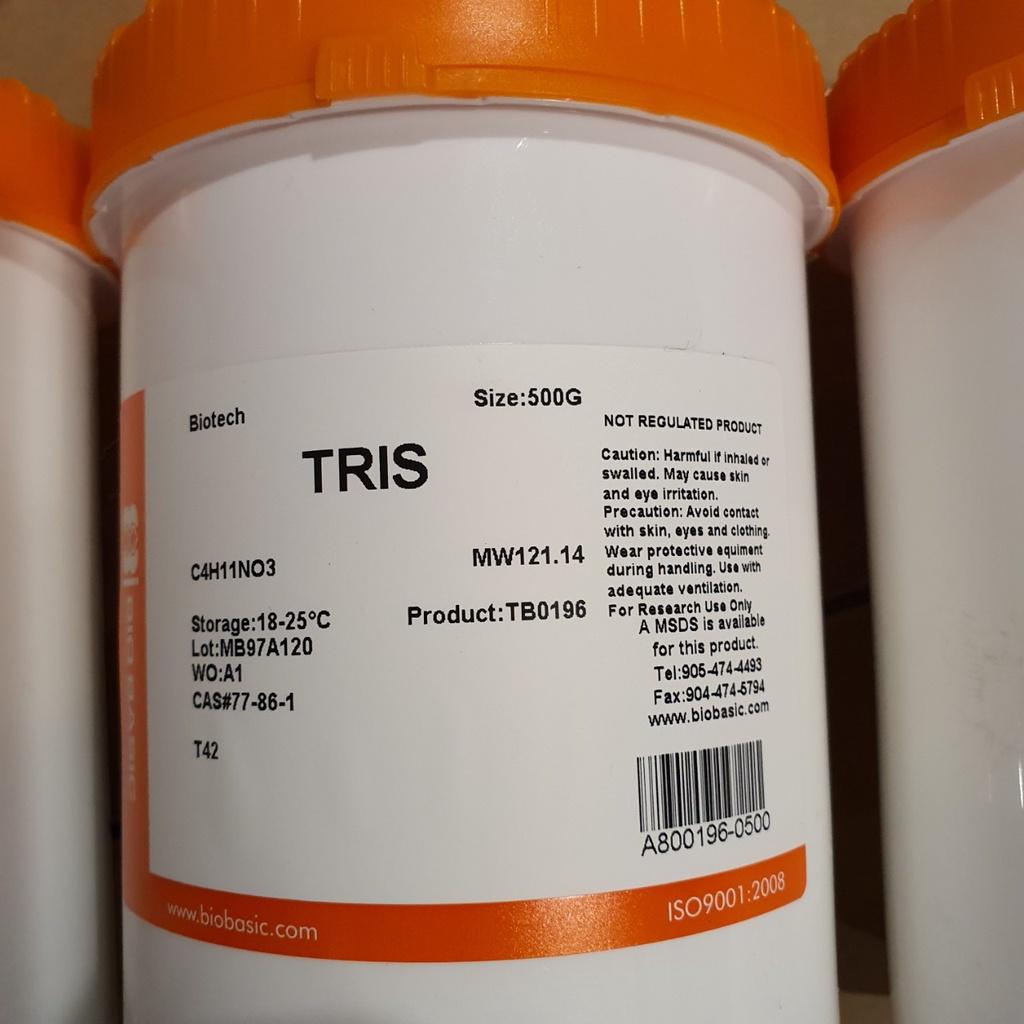 Chất Tris- Ultra Pure Grade, Mã: TB0194,  CAS: [77-86-1], lọ 500g, hãng BioBasic-Canada