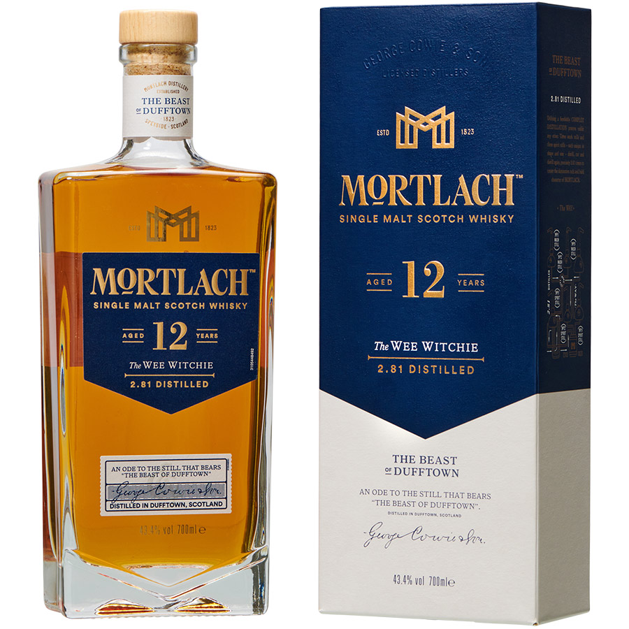 Rượu Mortlach Aged 12 Years Single Malt Scotch Whisky 43.4% 700ml [Kèm Hộp]