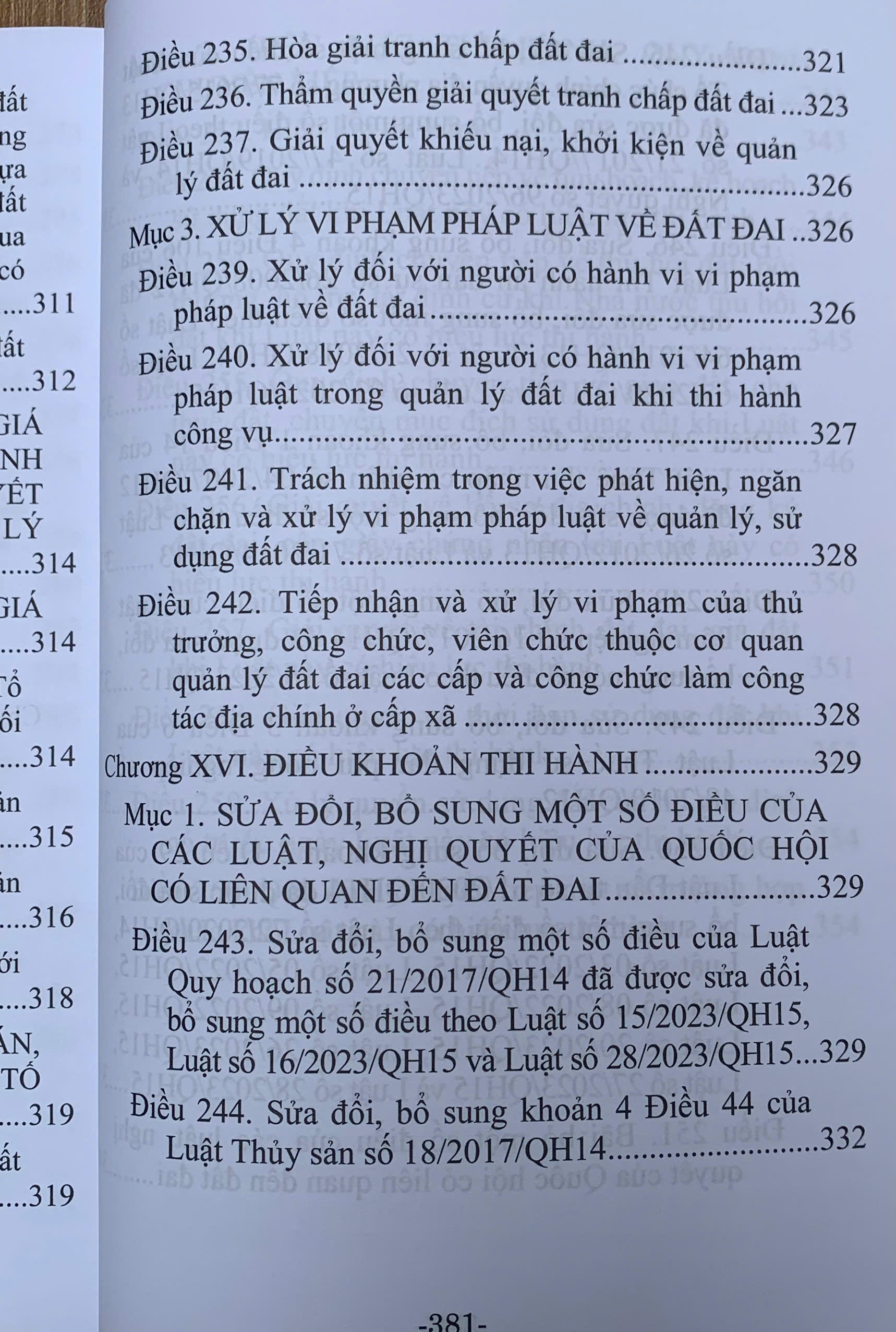 Sách - Luật Đất đai (Hiện hành)  (Được Quốc hội thông qua ngày 18-01-2024, có hiệu lực từ ngày 01-01-2025)