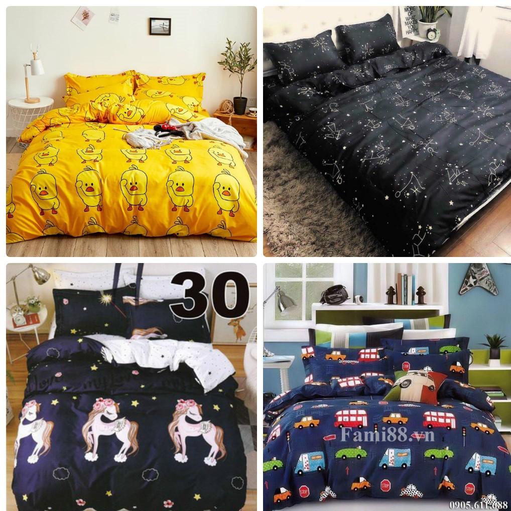 Vỏ chăn poly cotton nhiều mẫu