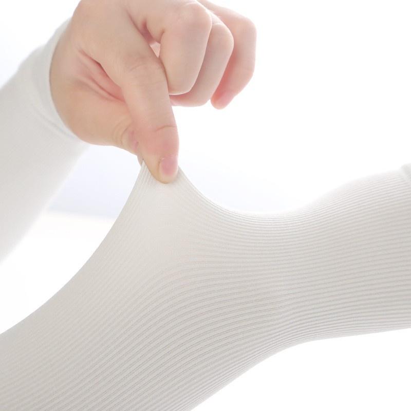 Găng Tay Chống Nắng Xỏ Ngón Kiểu Hàn Quốc Let's Slim Chất Liệu Cotton Co Giãn Dày Dặn Ngăn Tia UV, Nhiều Màu