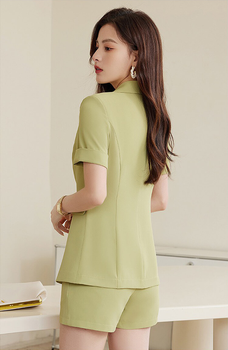 Vest short 3 món tay ngắn