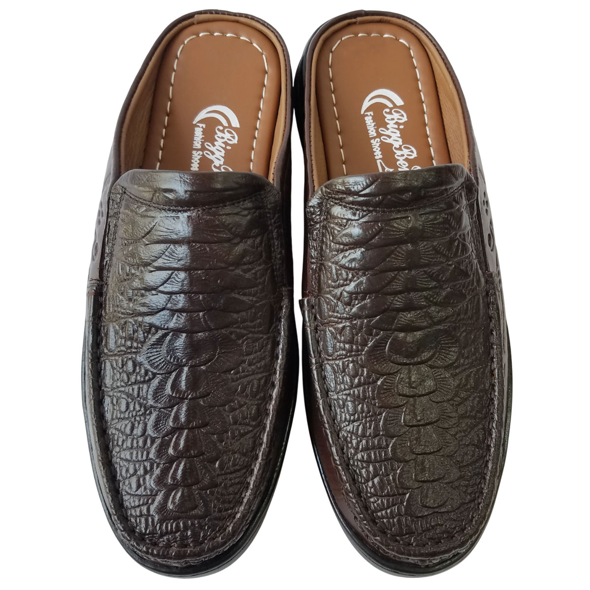 Dép Bít Đầu Nam BIGGBEN Da Bò Thật Cao Cấp SB137