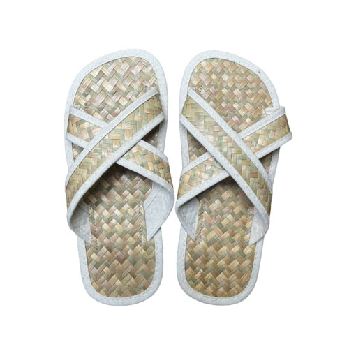 Dép cỏ bàng viền trắng Hương Quế – DCQ-102