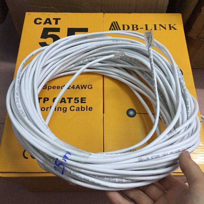 DÂY MẠNG CAT5E Bấm Sẵn 2 đầu 10m 15m 20m 25m 30m 35m 40m 45m 50m - Hàng Chính Hãng