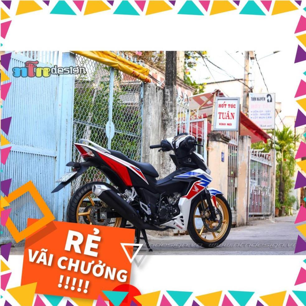 Tem Rời Winner V1 Mẫu HRC Trắng Đỏ Xanh