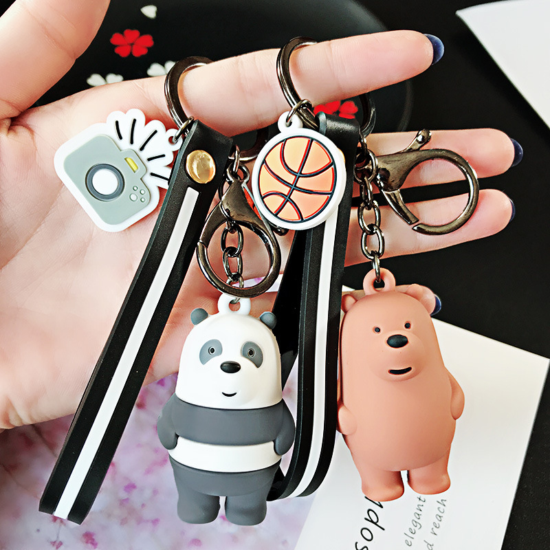 Móc khóa 3 anh em gấu đáng yêu