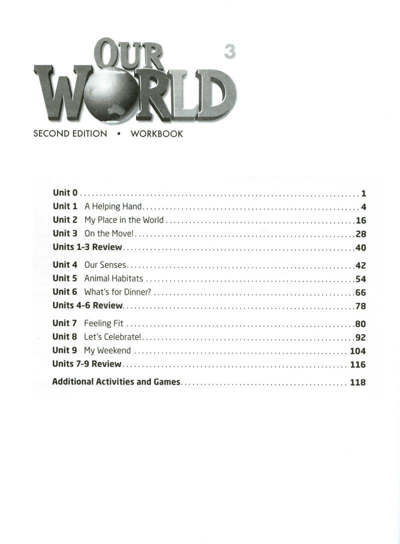 Our World American English 3 Workbook 2nd Edition