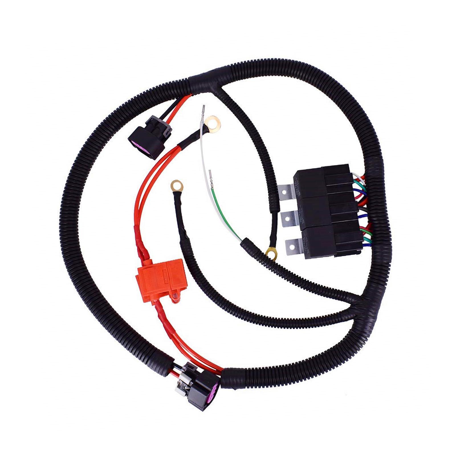 Dual Electric Fan Upgrade Wiring Harness/ 7L5533A226T Easy Installation for Escalade Control Wiring Harness Tool