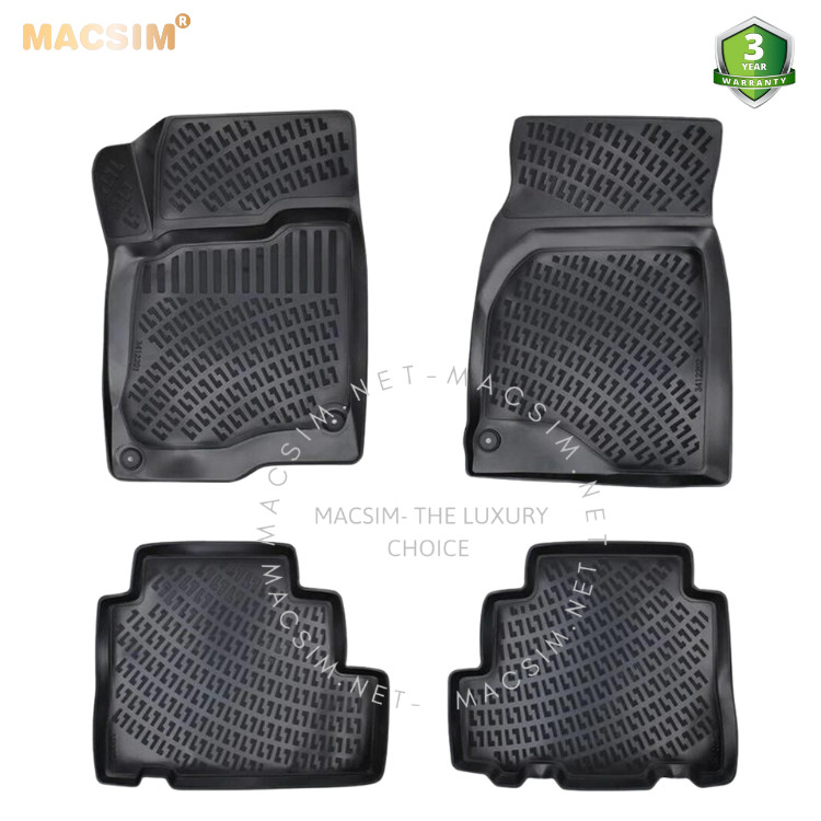 Thảm lót sàn ô tô nhựa TPU Silicon Chevrolet Captiva first generation 2006-2018 Nhãn hiệu Macsim