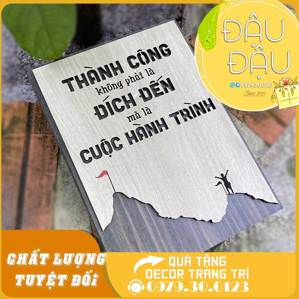 Tranh Tạo Động Lực "Thành công không phải là đích đến mà là cuộc hành trình"