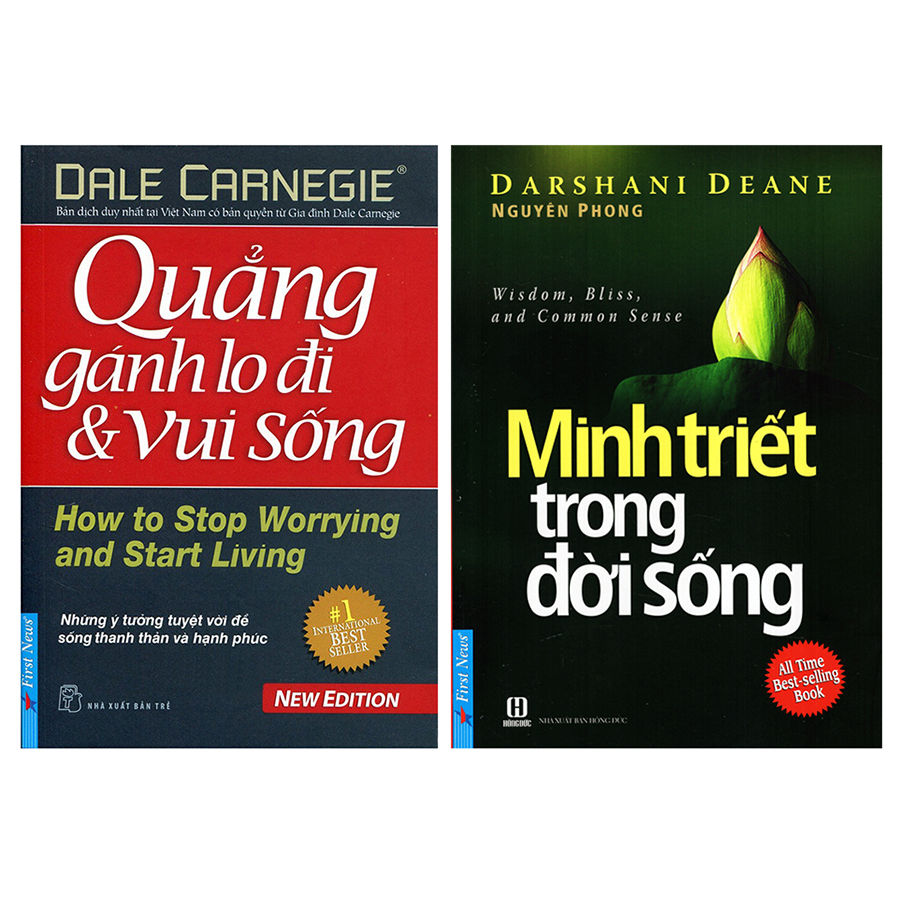 Combo Minh Triết Trong Đời Sống + Quẳng Gánh Lo Đi Và Vui Sống