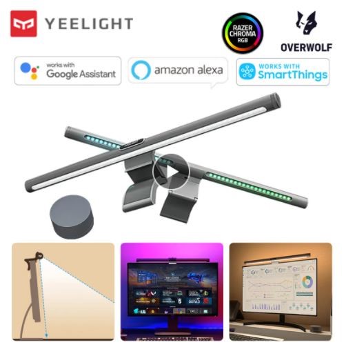 ĐÈN TREO MÀN HÌNH YEELIGHT YLTD003 - Bảo vệ mắt - Điều chỉnh màu RGB - Hỗ trợ Razer Chroma và OverWolf