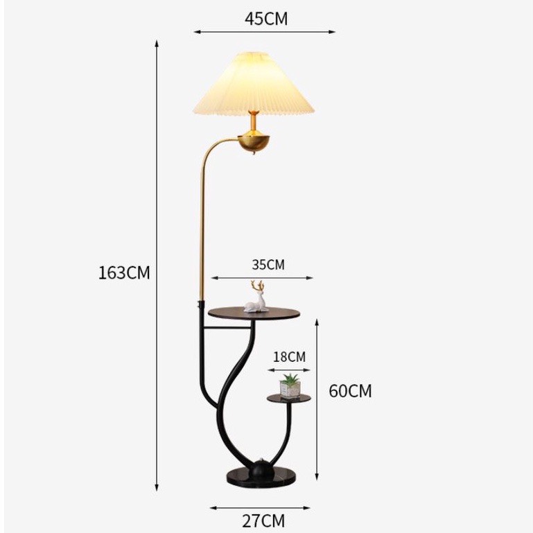 Đèn sàn cao cấp phong cách tân cổ điển trang trí nội thất siêu đẹp - kèm bóng led chuyên dụng.