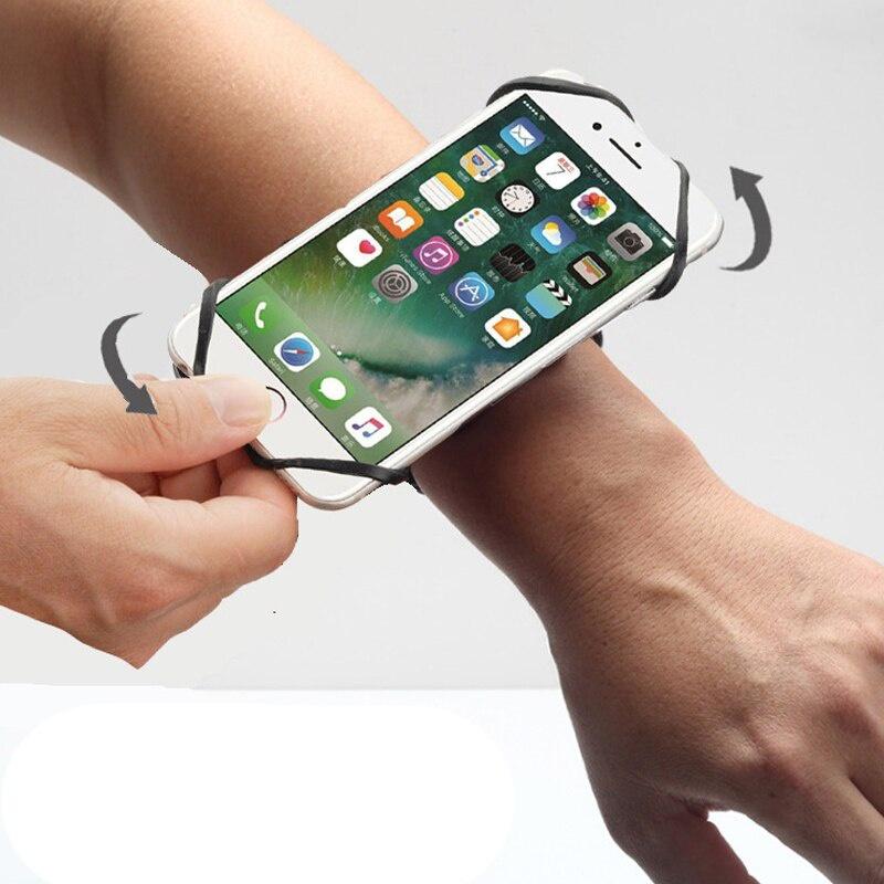 Universal Outdoor Removable Rotating Sports Phone Holder Armband Wrist Case for Smartphone Gym Running Bag Arm Band Case