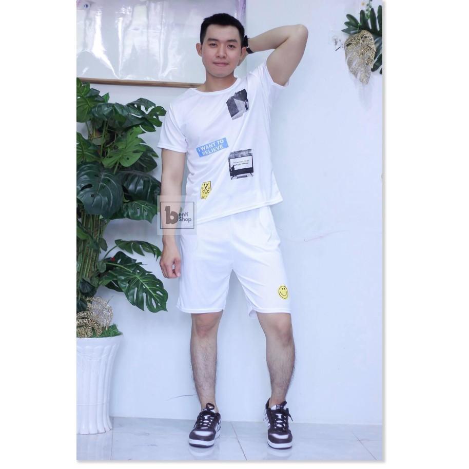 Bộ Đồ Thể Thao Nam Tập Gym, Set bộ thể thao nam in Hoạt hình siêu đẹp
