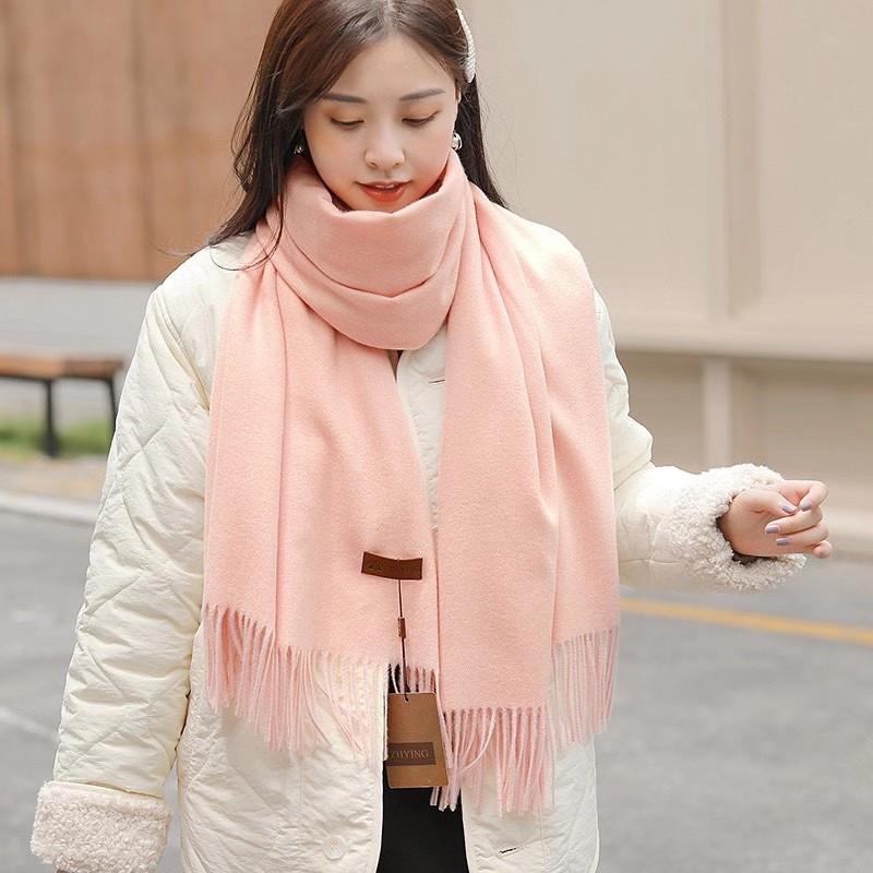 KHĂN CHOÀNG CASHMERE TRƠN MÀU CAO CẤP HÀNG LOẠI I MS12