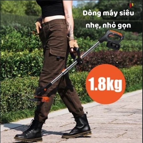 Máy Cắt Cỏ Cầm Tay Pin Lithium KUSEN MOWER GERMAN (Full Box)