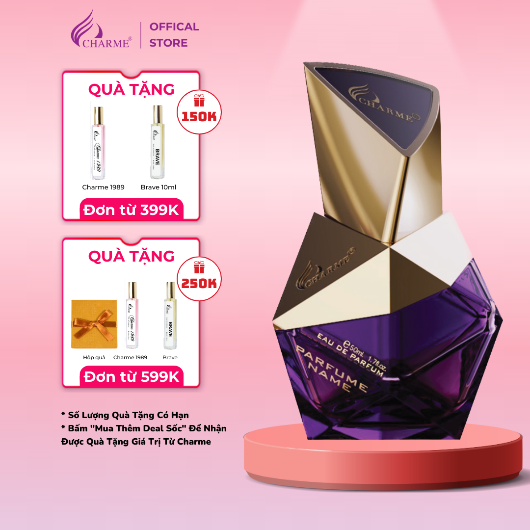 Nướ́c Hoa Nữ Chính Hãng Charme Empress Mùi hương ngọt ngào, nữ tính, đầy cuốn hút 50ml