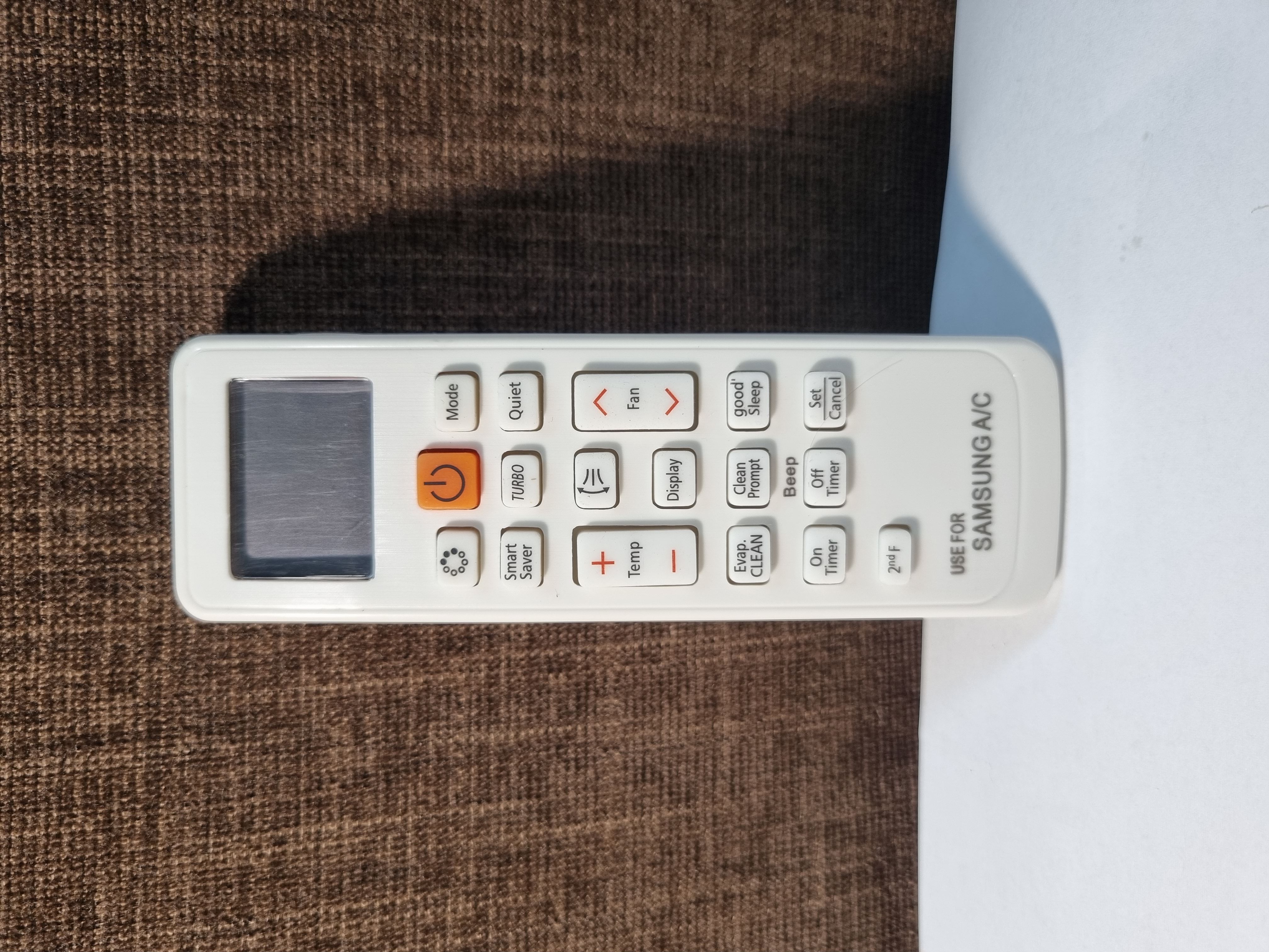 Điều khiển cho điều hoà samsung loại thường/remote máy lạnh samsung