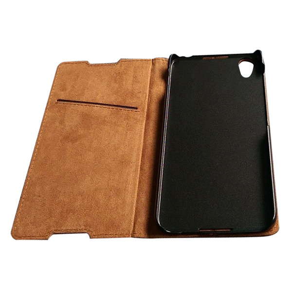 Bao Da IONE Case Dành Cho Blackberry DTEK50 Leather - Vàng bò