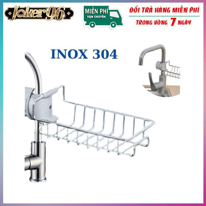 Kệ Để Đồ Rửa Chén Cạnh Vòi Rửa ️Chất Liệu Inox 304 ️ Giá treo inox tiện dụng, chắc chắn, dễ lắp đặt ở vòi