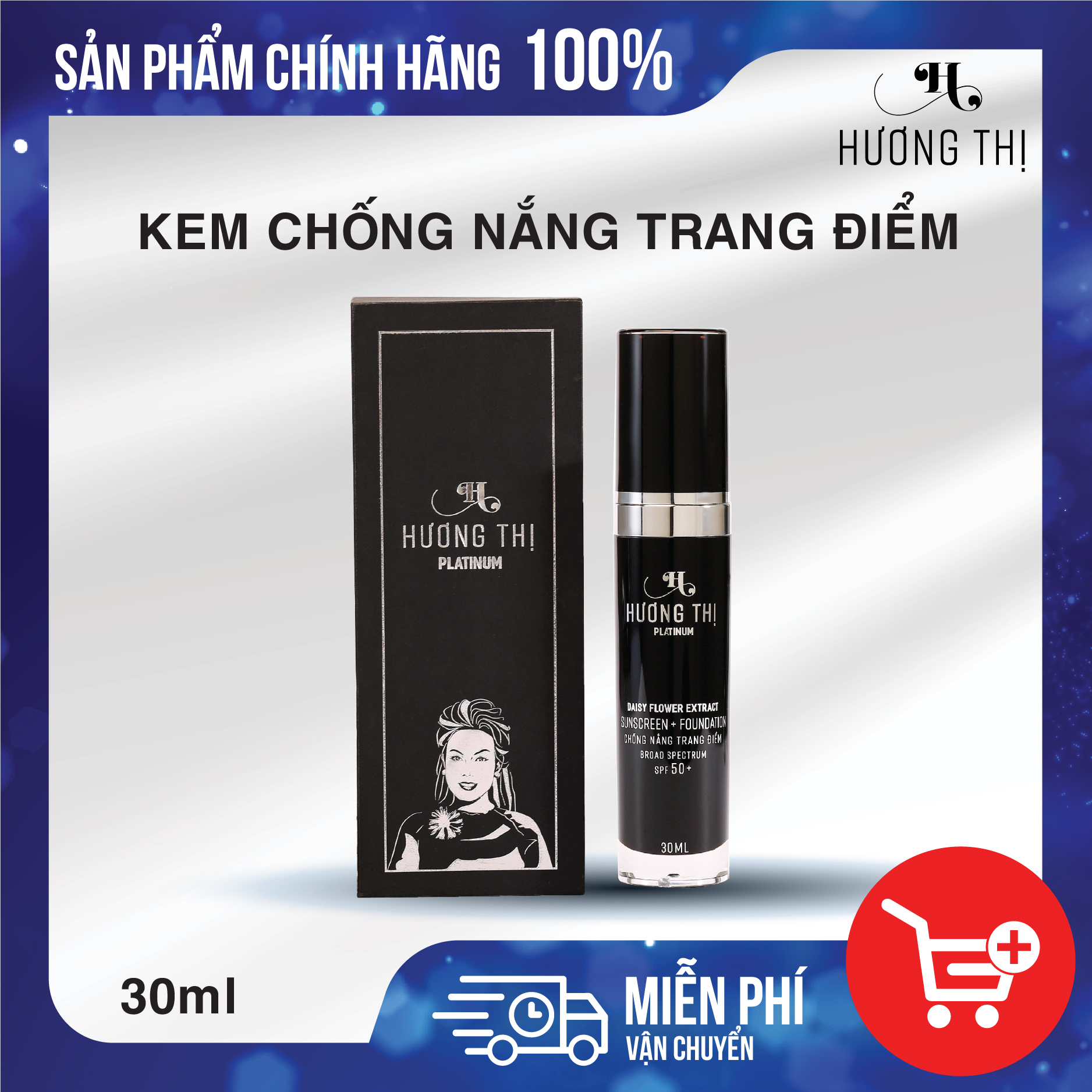 Kem Chống Nắng Trang Điểm Hương Thị