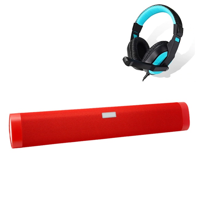 Loa Thanh Soundbar Bluetooth Công Suất Lớn A15 Âm Thanh Siêu Trầm Để Bàn Dùng Cho Máy Vi Tính PC, Laptop, Tivi + Tặng tai nghe chụp tai CT770