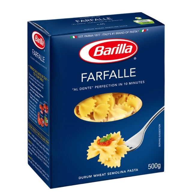 Mì Nui Barilla Farfalle (500g)