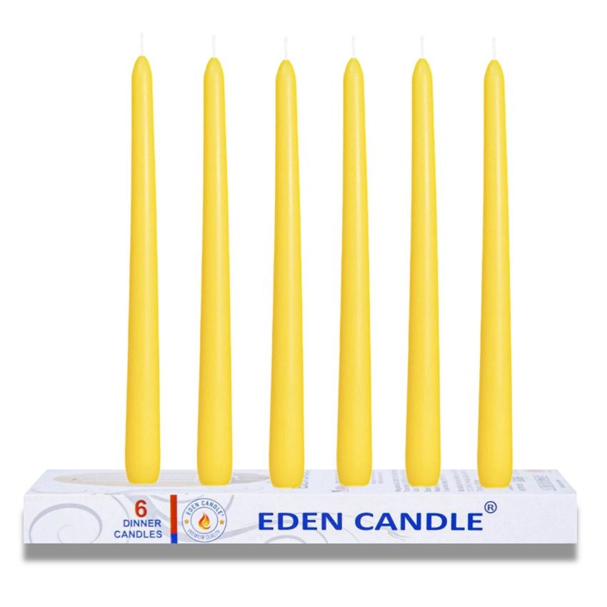 Hộp 6 Nến Thơm Taper Eden Candle FTRAMART EDC2331 - Vàng