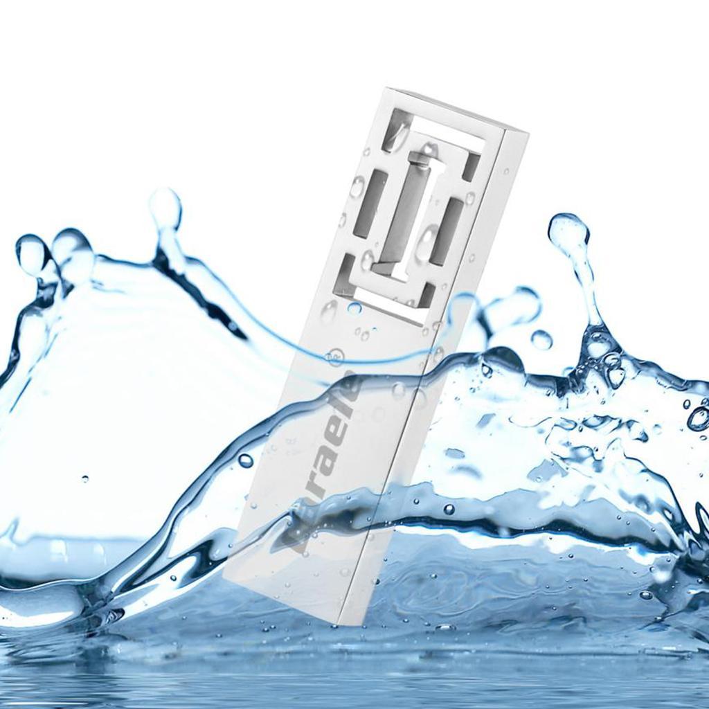 Waterproof USB 2.0 Metal Flash Drive Memory Stick   for PC Laptop