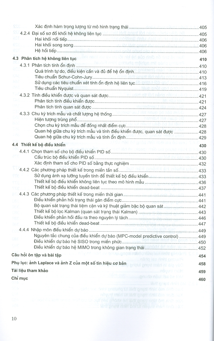 Cơ Sở Lý Thuyết Điều Khiển Tuyến Tính (Xuất bản lần thứ ba, có sửa chữa và bổ sung, năm 2023)
