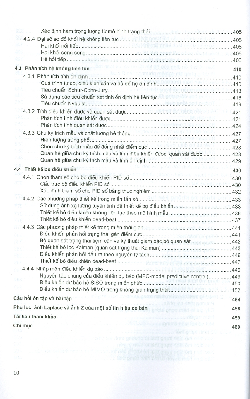 Cơ Sở Lý Thuyết Điều Khiển Tuyến Tính (Tái bản năm 2023)