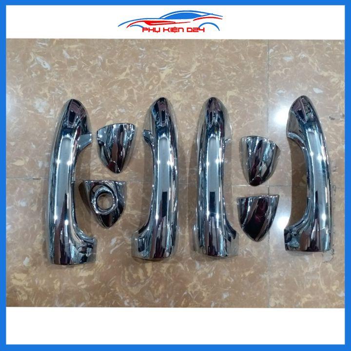 Ốp tay hõm mạ crom Rondo sáng bóng chống trầy bảo vệ cửa xe ô tô