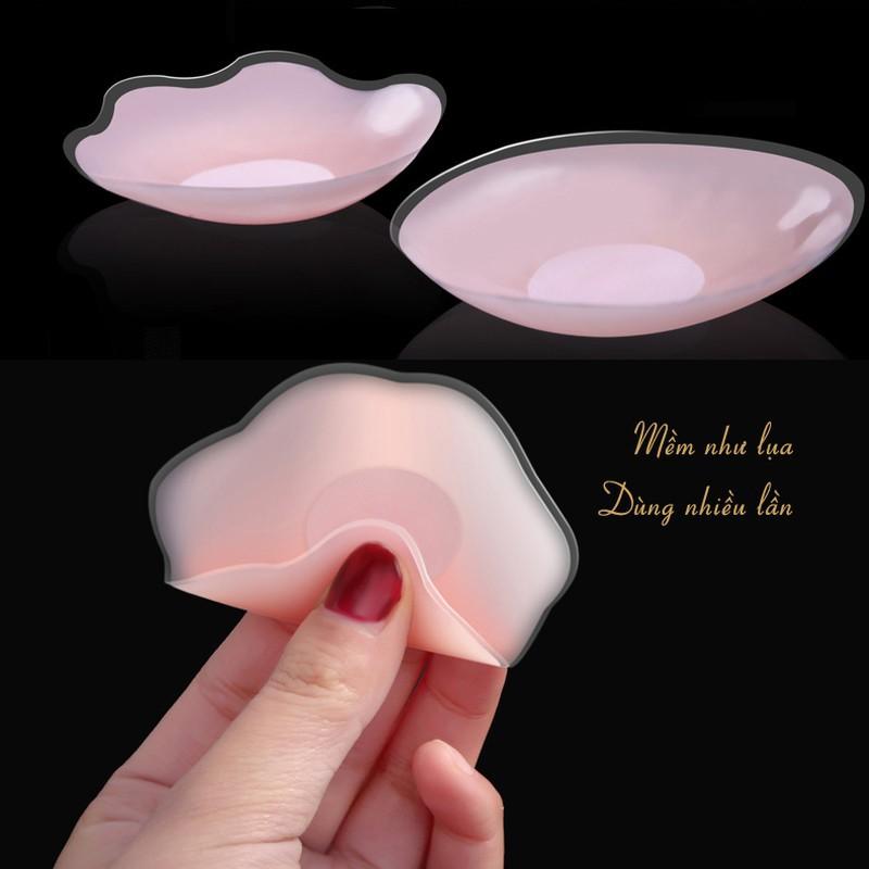 Set 10 miếng dán ngực silicon trong hộp sắt sang chảnh #FPD03