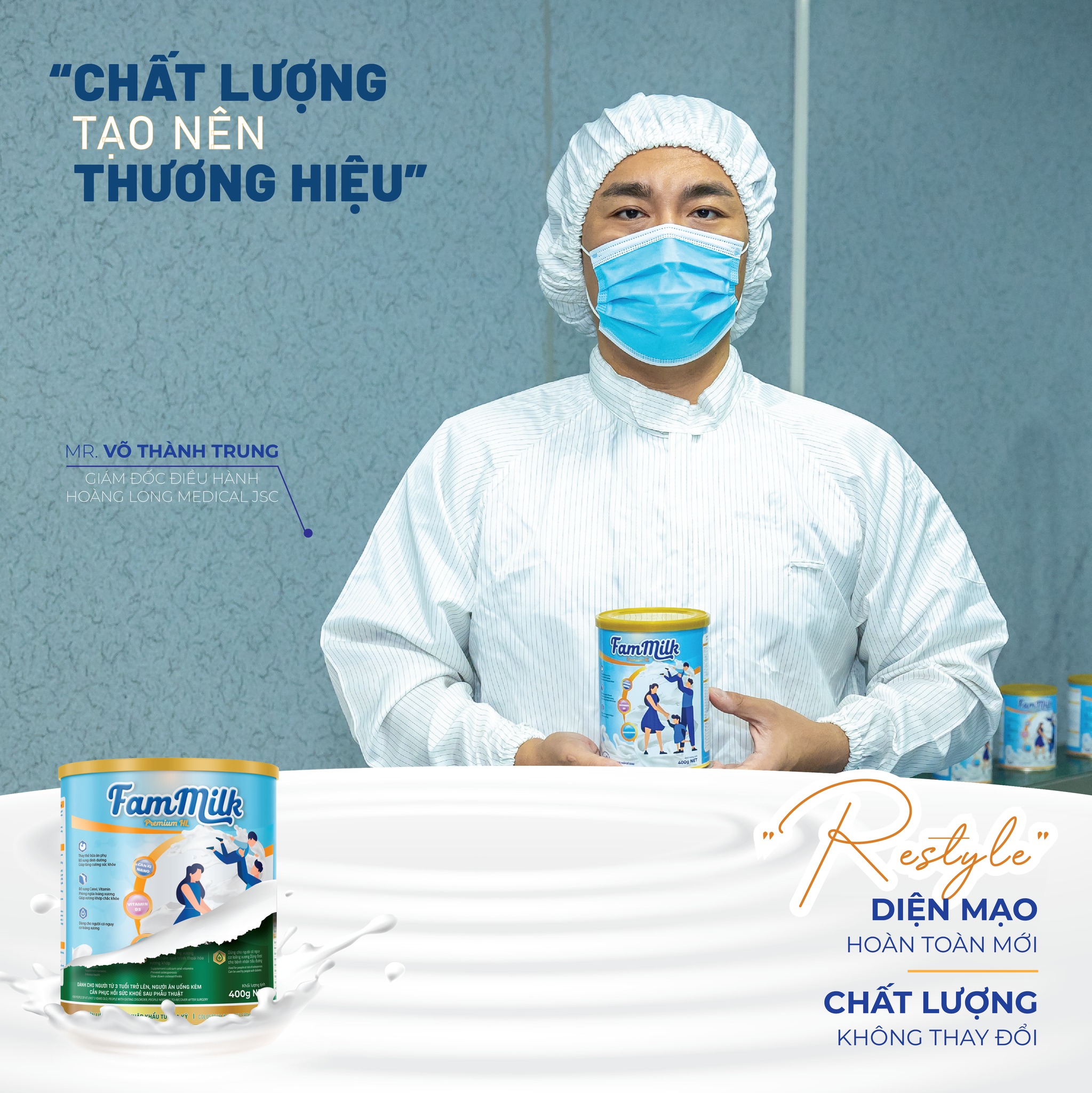 Combo 2 Hộp Sữa Non Tăng Đề Kháng Trẻ Em Người Lớn FamMilk (400g)